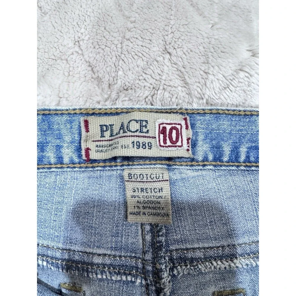 The Children's Place Dark Blue Boot Cut Jeans size 10. New